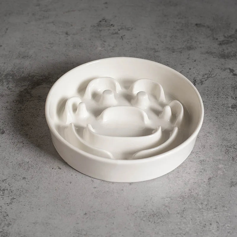 CalmBite™ Slow Feeder Bowl (For Cats & Dogs)