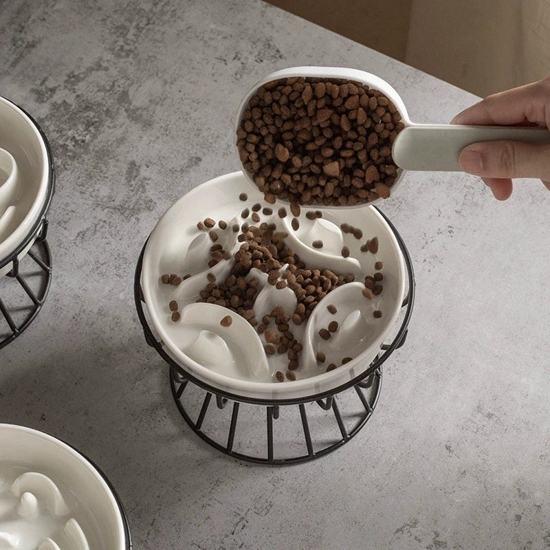 CalmBite™ Slow Feeder Bowl (For Cats & Dogs)